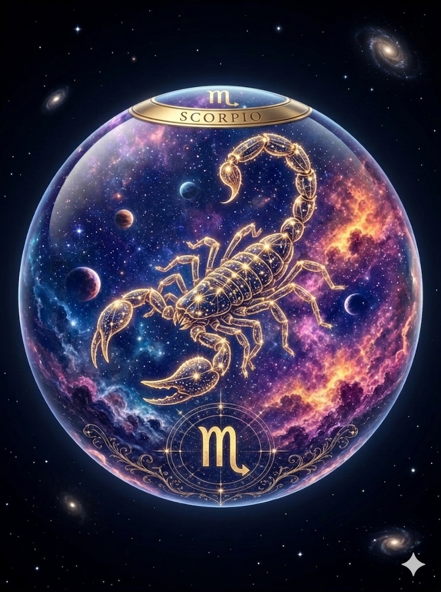 天蠍座 十二星座銀幣 2026年美國鷹揚 純銀999 1盎司銀幣 圖1（圖案）